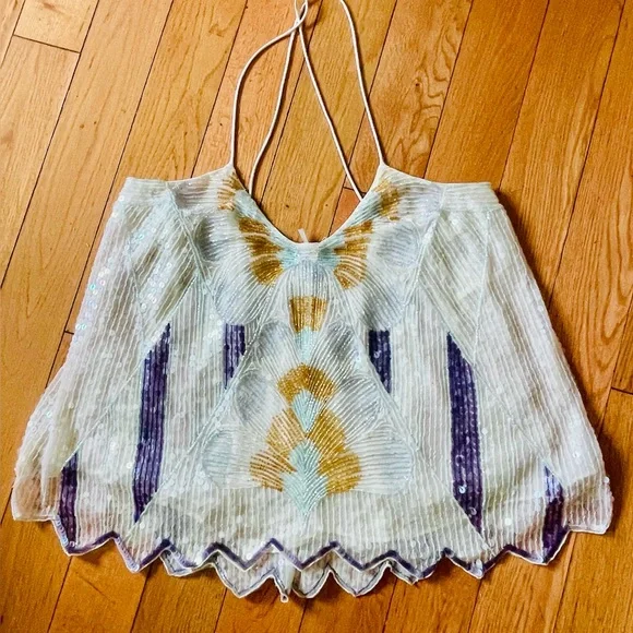 Free People Sequin Embellished Camisole - Picture 4 of 11